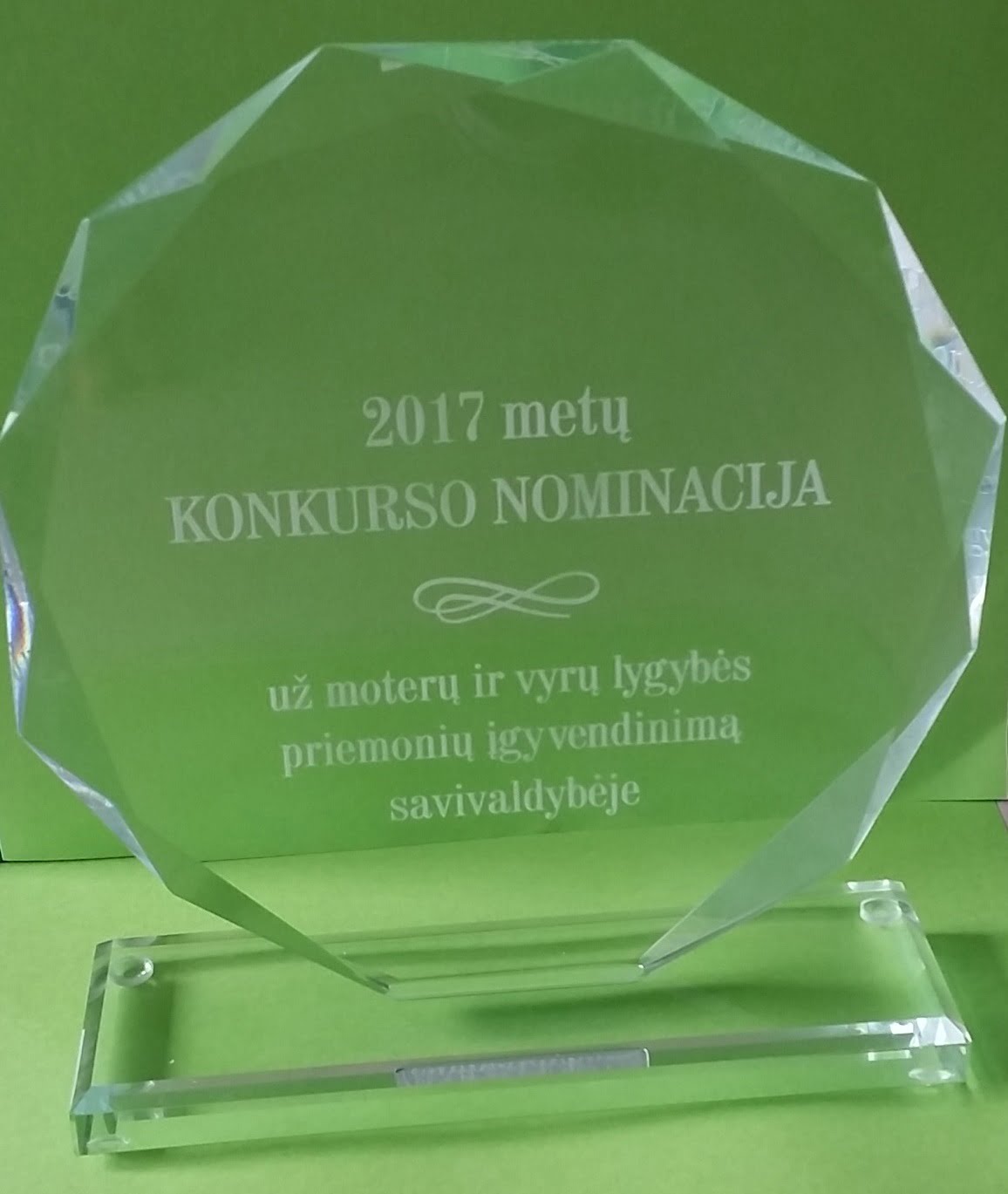 Lietuvos moterų lobistinė organizacija trečią kartą surengė tradicinį savivaldybių konkursą “Už darbą stiprinant moterų ir vyrų lygybę”
